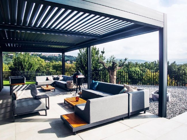 Bioklimatik Pergola Sistemi